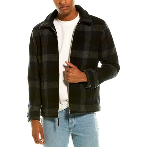 Mens-Plaid-Wool-Blend-Jacket