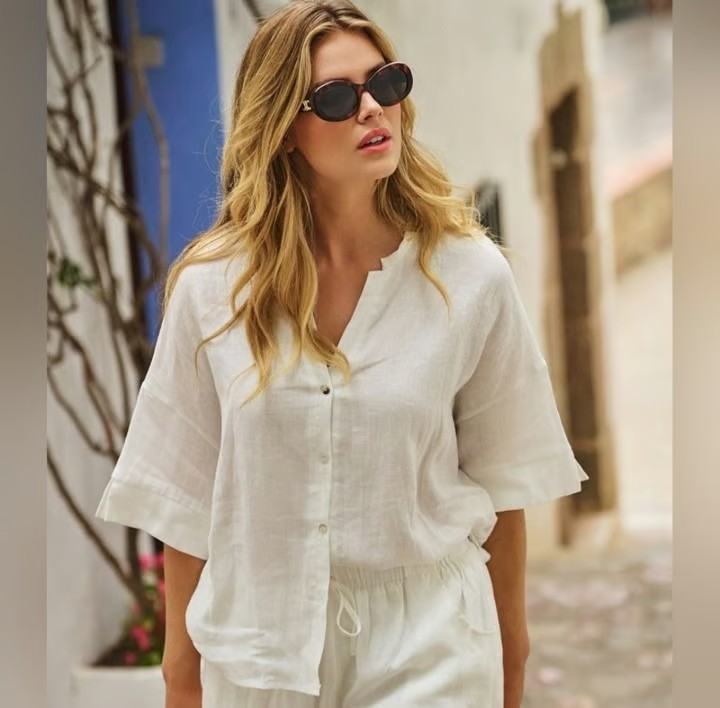 magaschoni linen shirt